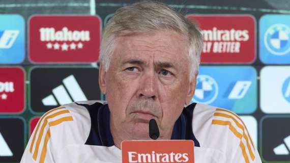 Ancelotti en rueda de prensa: "¿Vinicius? Estoy cansado de este tema, pero no me preocupa"