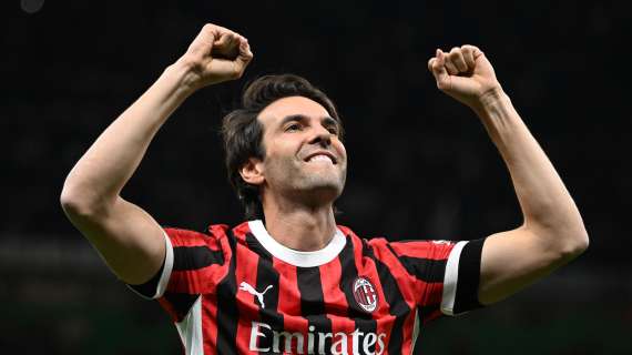 Kak&aacute; con el AC Milan