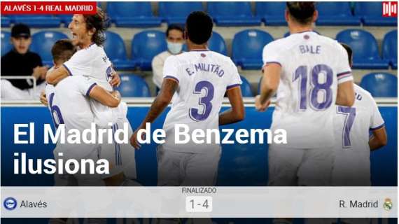 Marca destaca al francés: "El Madrid de Benzema ilusiona"