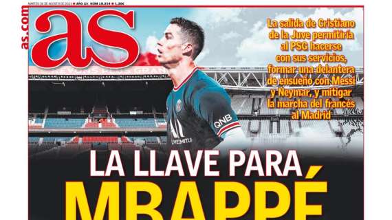 PORTADA | As: "La llave para Mbappé"