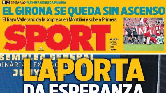 PORTADA | Sport: "Laporta da esperanza"