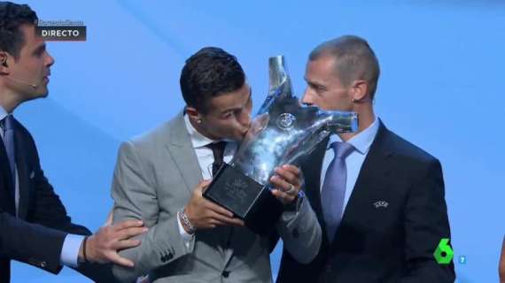 Cristiano Ronaldo consigue su tercer premio como mejor jugador del año de la UEFA