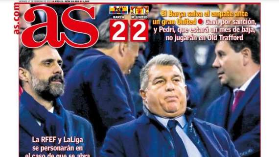 PORTADA | As, con el último 'Barçagate': "Sube la tensión"