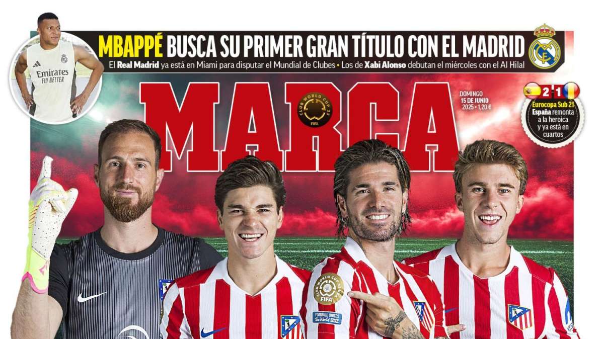 El primer gran título de Kylian Mbappé, en la portada de Marca