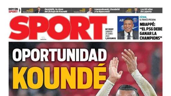 PORTADA | Sport: "Oportunidad Koundé"