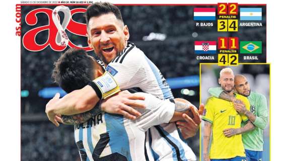 PORTADA | As: "Messi ríe, Neymar llora"