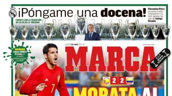 PORTADA - MARCA: "Morata al rescate"