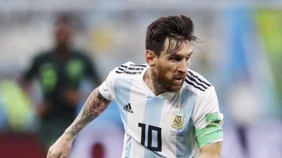 Lionel Messi con Argentina