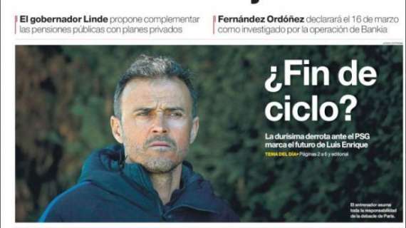 En la prensa catalana ya hablan de 'fin de ciclo' y señalan a Luis Enrique