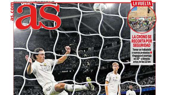 La defensa del Real Madrid protagoniza la portada de AS