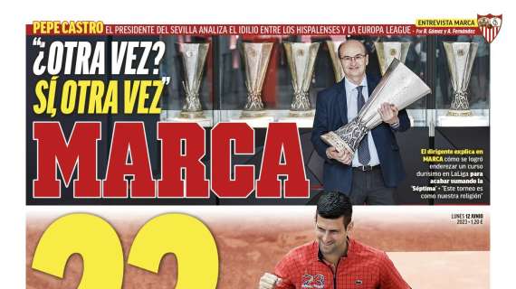 PORTADA | Marca destaca a Djokovic y a Nacho: "Confirma su continuidad en el Madrid"