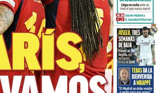 PORTADA | Marca: "Joselu, tres semanas de baja"
