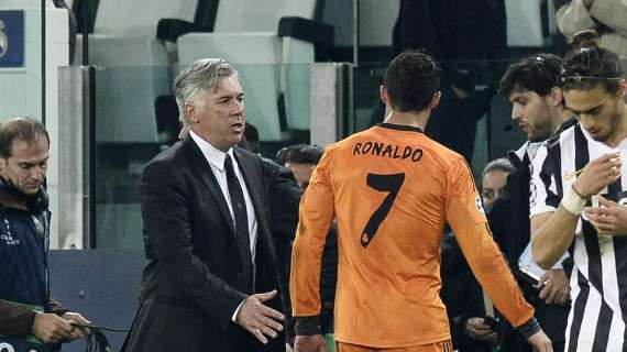 Ancelotti y Cristiano Ronaldo