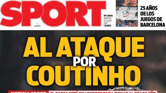 Sport - El Barcelona se encuentra en Londres para cerrar el fichaje de Coutinho