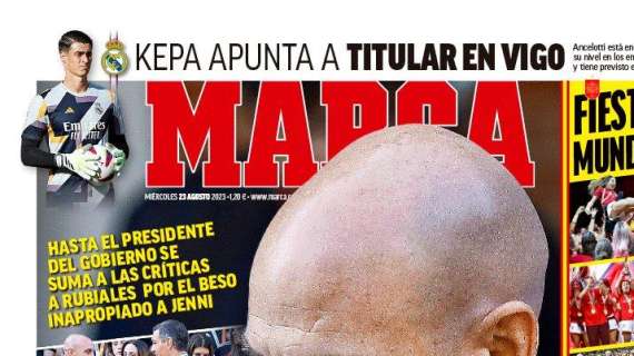 PORTADA | Marca: "Kepa apuntaba titular en Vigo"