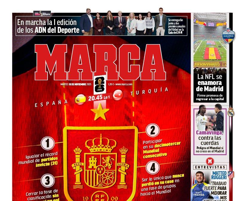 "Camavinga, contra las cuerdas", saca en primera plana el Marca