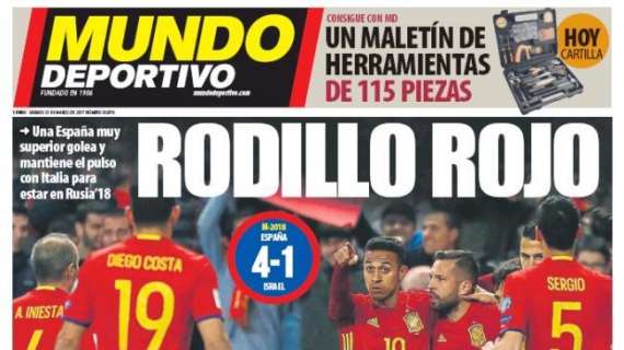 Mundo Deportivo - España golea y mantiene el pulso a Italia en el grupo