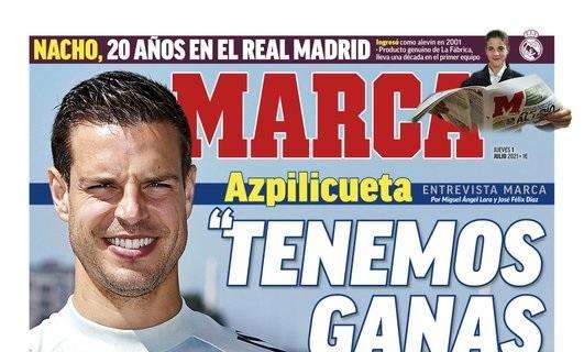 PORTADA | Marca: "Nacho, veinte años en el Real Madrid"