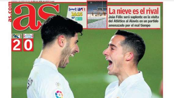 PORTADA - As destaca a Lucas y Asensio: "Feliz año nuevo"