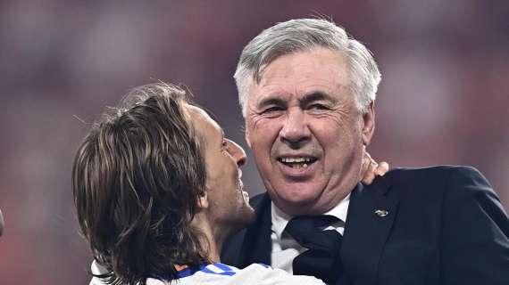 Modric y Ancelotti,Real Madrid