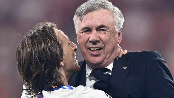 Modric y Ancelotti,Real Madrid