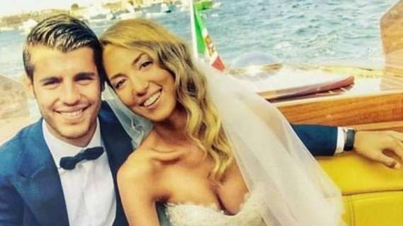 FOTO - El sensual vestido de la ya mujer de Morata en su boda