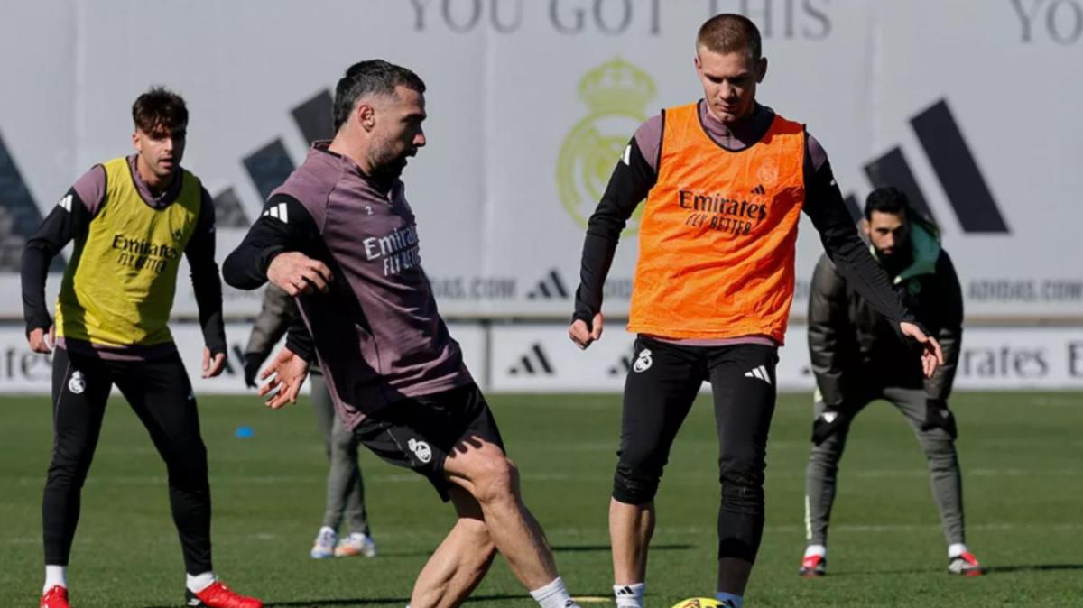 Primer día de preparación en Valdebebas para El Clásico