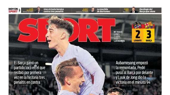 PORTADA | Sport: "¡Épico!"