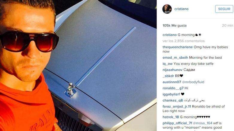 Cristiano da la bienvenida a un nuevo día