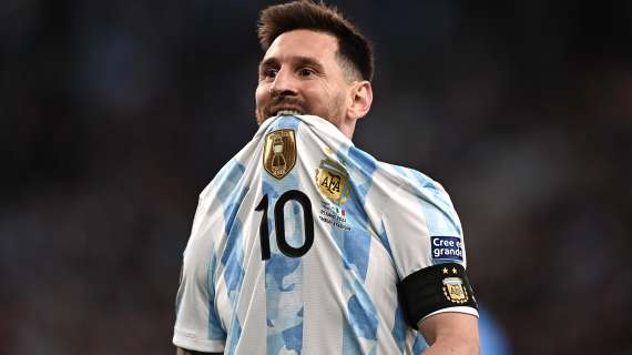 Lionel Messi con Argentina