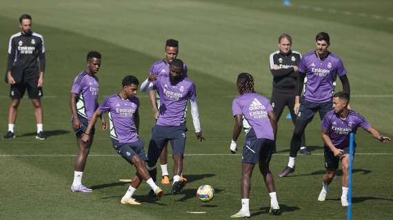 Entrenamiento del Real Madrid