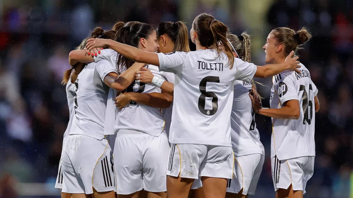 Entrenamiento del Real Madrid y debut del femenino en la Women’s Champions League
