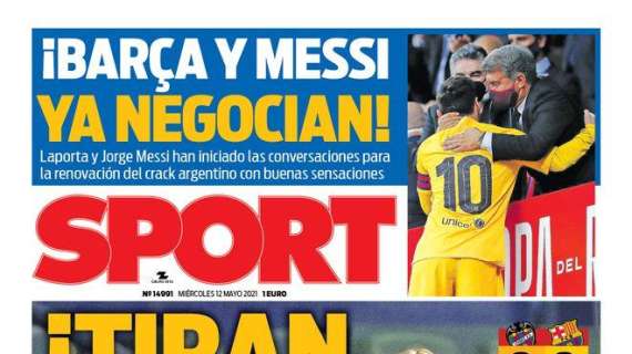 PORTADA | Sport estalla contra el Barça: "¡Tiran LaLiga!"