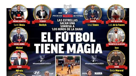 Marca destaca su gala del deporte: "El fútbol tiene magia"