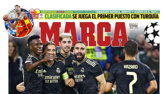 PORTADA | Marca: "El campeón sigue a lo suyo"