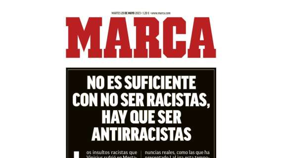 PORTADA | Marca: “No es suficiente con no ser racistas, hay que ser antirracistas"