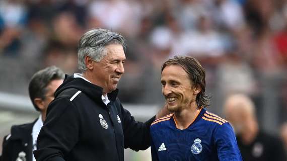 Ancelotti, Modric, Real Madrid