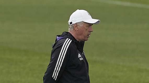 Penúltimo entrenamiento de Ancelotti al frente del Real Madrid