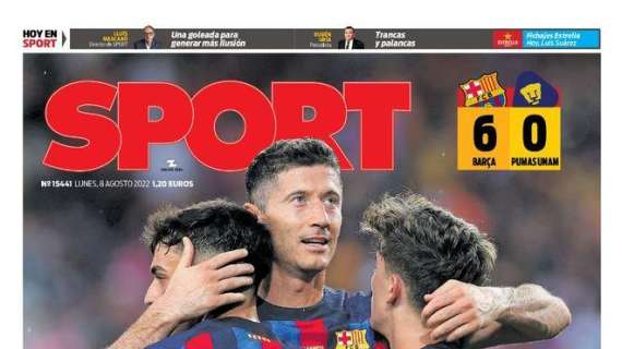 PORTADA | Sport: "Espectacular”
