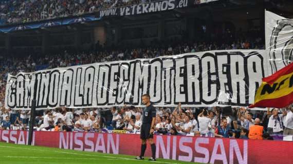 FOTO BD - El tifo que demuestra la grandeza y ambición del Real Madrid