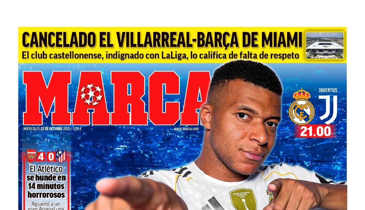 "Mbappé como nunca", saca Marca en primera plana
