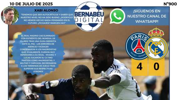 El batacazo del Real Madrid frente al PSG, en la Portada BD