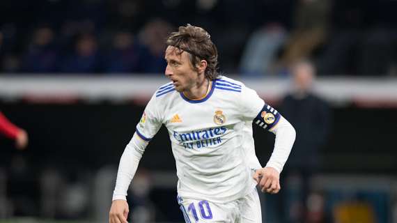 Luka Modric con el Real Madrid