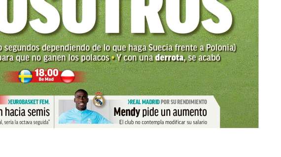 PORTADA | Marca: "Mendy pide un aumento"