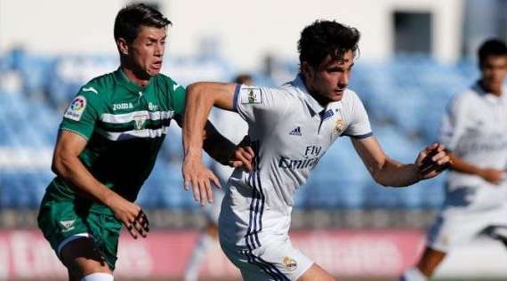 Buena imagen del Castilla en la derrota ante el Leganés