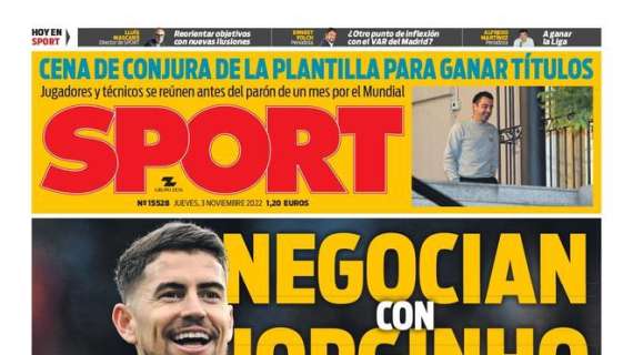 PORTADA | Sport: "Negocian con Jorginho"