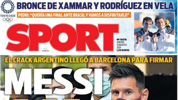 PORTADA | Sport: "Messi ya"