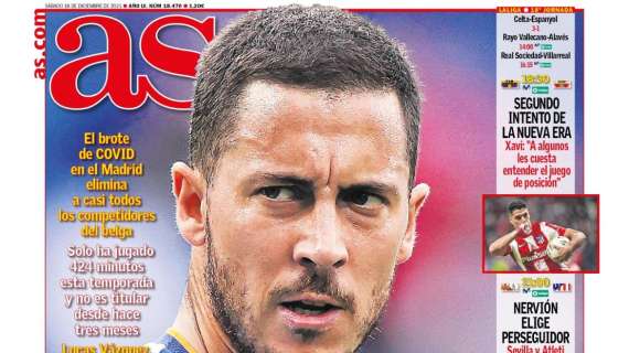 PORTADA | As: "Hazard, ahora o nunca"