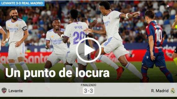 Marca destaca el frenético partido del Real Madrid: "Un punto de locura"