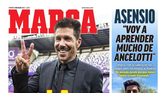 PORTADA | Marca, Asensio: "Voy a aprender mucho de Ancelotti"